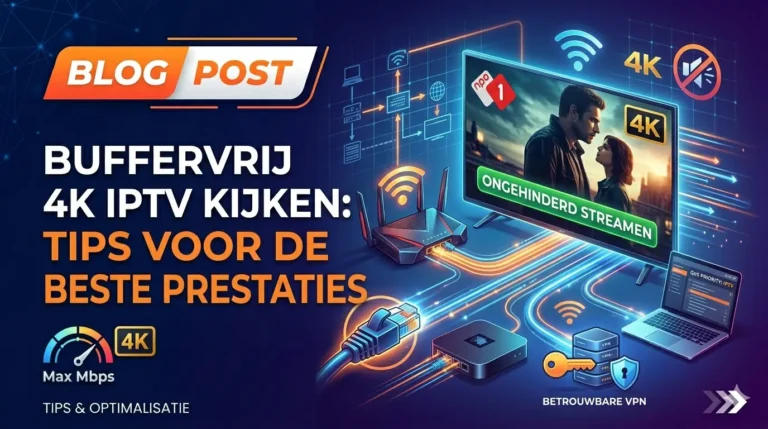 Buffervrij 4K IPTV Kijken: Tips voor de Beste Prestaties